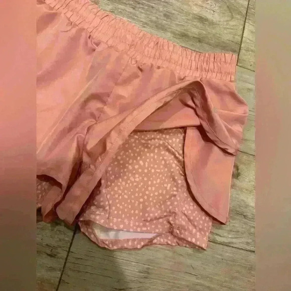 RBX pink 2 layer performance shorts size small - Picture 2 of 6